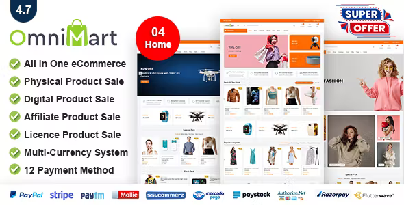 OmniMart - eCommerce CMS - Laravel eCommerce script