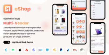 eShop - Multi Vendor eCommerce App & eCommerce Vendor Marketplace Flutter App
