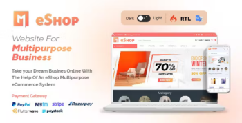 eShop Web - Multi Vendor eCommerce Marketplace / CMS