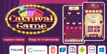 Carnival Game - Casino Game - HTML5 (Construct3)