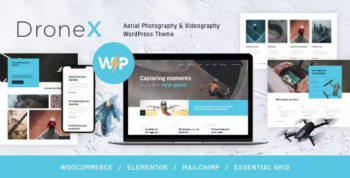 DroneX - Aerial Photography & Videography WordPress Theme