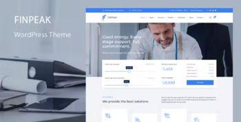 Finpeak - Business Finance Consulting WordPress Theme