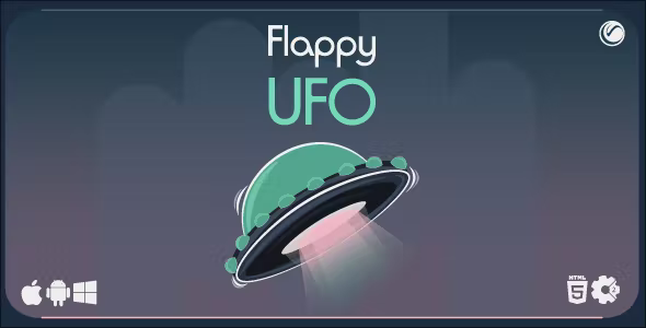 Flappy UFO - HTML5 Construct Game