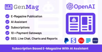 GenMag - E-Magazine with AI Assistant