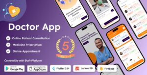 DTCare - Doctor | Patient Appointment Booking Flutter Full Application | Admin Panel | Doctor App