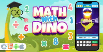 Math With Dino - HTML5,Construct3