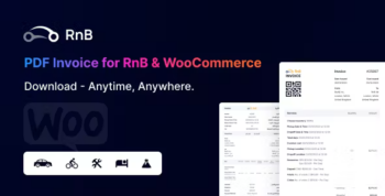Rental Invoice - PDF Invoice For RnB & WooCommerce