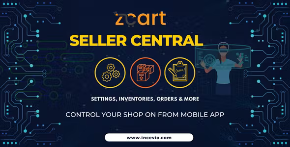 Seller Central App for zCart Marketplace - Flutter