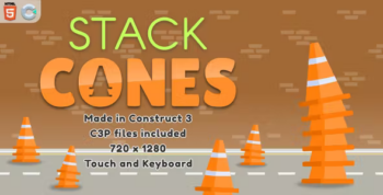 Stack cones - HTML5 Casual Game