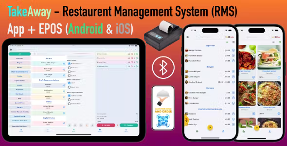 TakeAway - Flutter WooCommerce Restaurent Management Mobile App + EPOS + Web (Android, iOS)