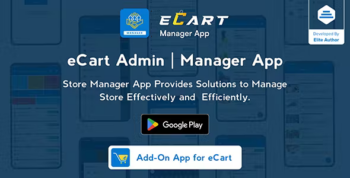 eCart - Ecommerce Admin / Store Manager app