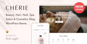 Chérie Beauty Salon Spa WordPress