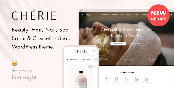 Chérie Beauty Salon Spa WordPress