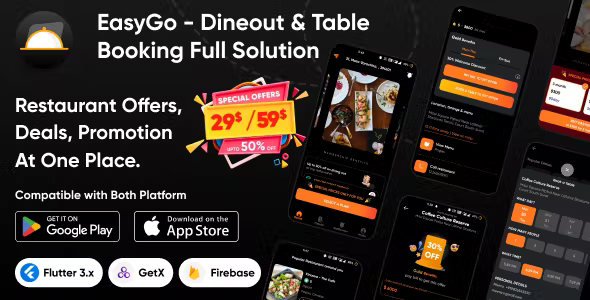 EasyGo - Dineout & Table Booking | Restaurant Offers, Deals, Promotion | Dineout Clone Full Solution
