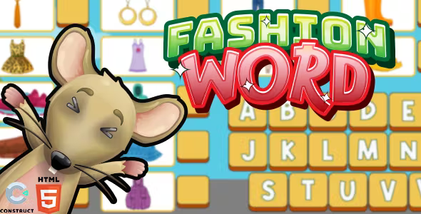 Fashion Word - HTML5 Game - Construct 3