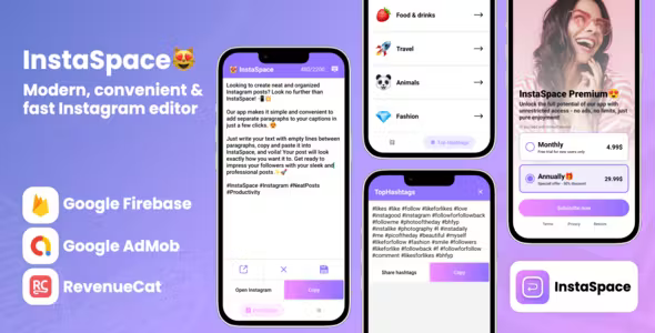 InstaSpace - Android App Source Code