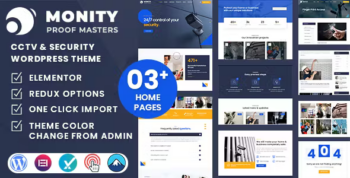 Monity - CCTV & Security WordPress Theme