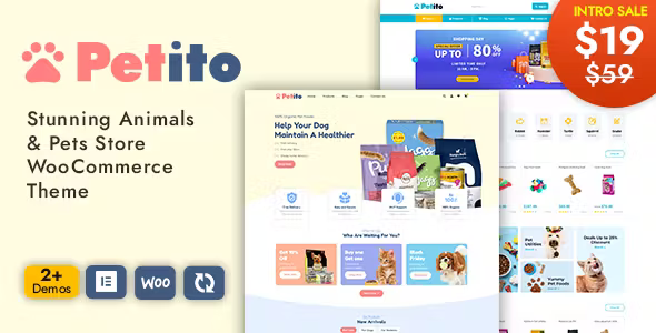 Petito - Animals and Pets Store WooCommerce Theme