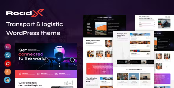 Roadx - Movers and Logistics Services WordPress Theme