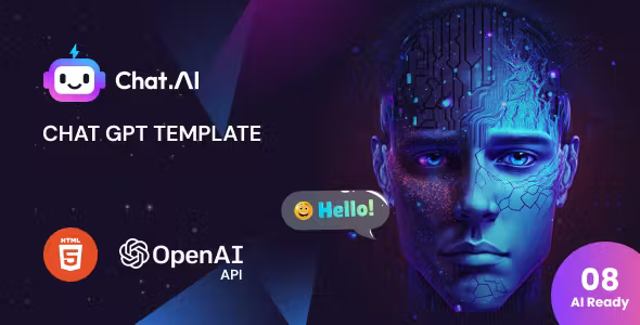 Chat GPT-3 OpenAI - ChatAI - HTML 5