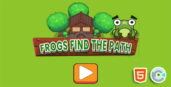 Frogs Find The Path - Html5 (Construct3)