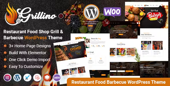Grillino - Grill & Restaurant WordPress Theme