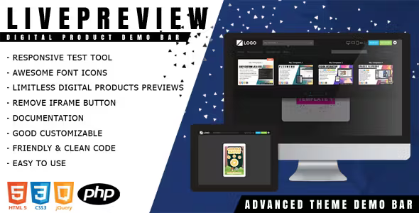 LivePreview - Theme Demo Bar for WordPress