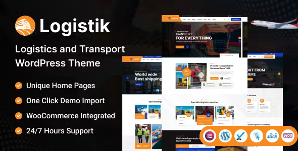 Logistik – Transport & Logistics WordPress Theme
