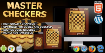 Master Checkers - HTML5 Board Game