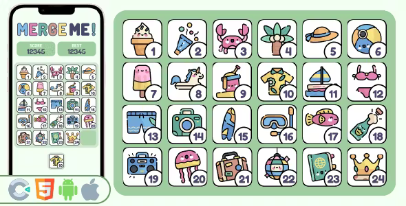 MergeMe - HTML5 Game Construct 3