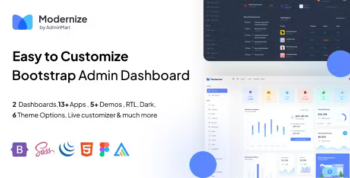 Modernize Bootstrap 5 & React MUI Admin Dashboard