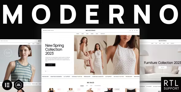 Moderno - Fashion & Furniture Store WooCommerce Theme