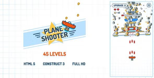 Plane - HTML5 Game (Construct3)