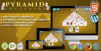 Pyramid Solitaire - HTML5 Solitaire Game