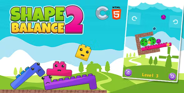 Shape Balance 2 - HTML5 Game (Construct 3)