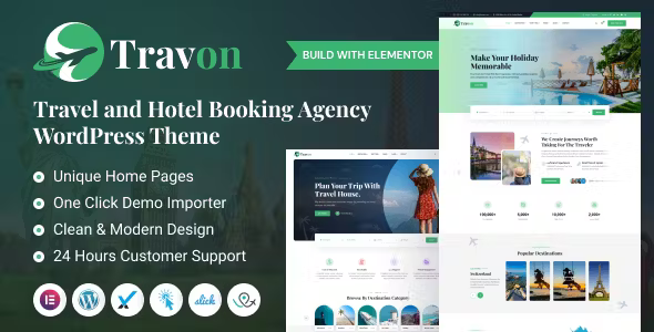 Travon - Hotel, Flights and Tour Meta Search Affiliate Theme