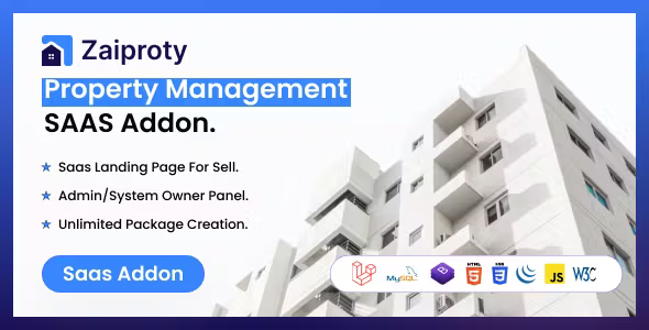 Zaiproty - Property Management SAAS Addon