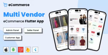 eCommerce - Multi vendor ecommerce Flutter App with Admin panel