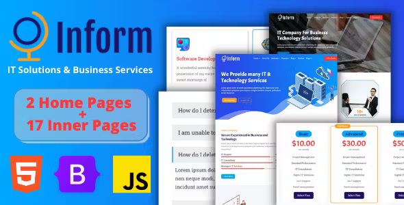 nform - IT Solutions & Business Services Web Template