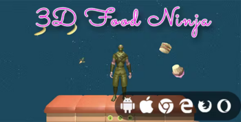 3D Food Ninja - Hyper Casual Game