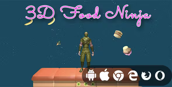 3D Food Ninja - Hyper Casual Game