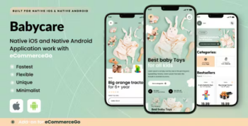 BabyCare - Mobile Apps for eCommerceGo SaaS