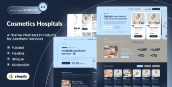 Cosmetics Hospitals - Medical & Health Clinic Shopify 2.0 Theme
