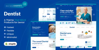 Dentist - Medical & Dental Clinic Shopify 2.0 Theme