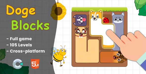 Doge Blocks - HTML5 Game | Construct 3