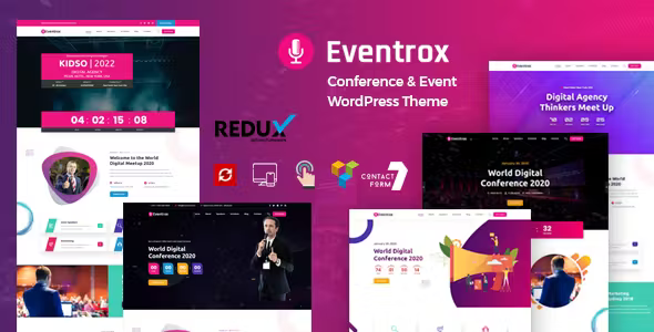 Eventrox - Conference and Event WordPress Theme