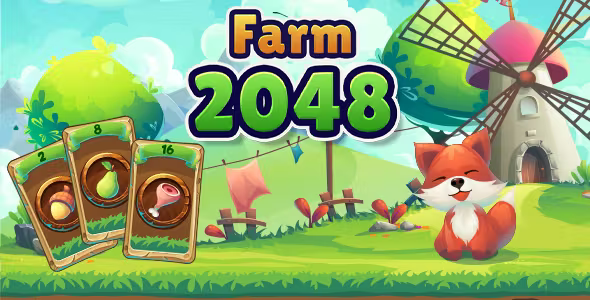 Farm 2048 - HTML5 Game - Construct3