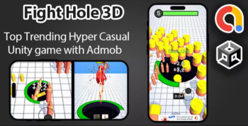 Fight Hole 3D - Unity Game | Admob