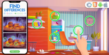 Find Differences - Html5 game, construct 3