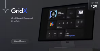 Gridx Personal Portfolio WordPress